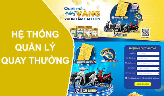 Hệ thống quản lý khuyến mại tặng quà, quay số trúng thưởng